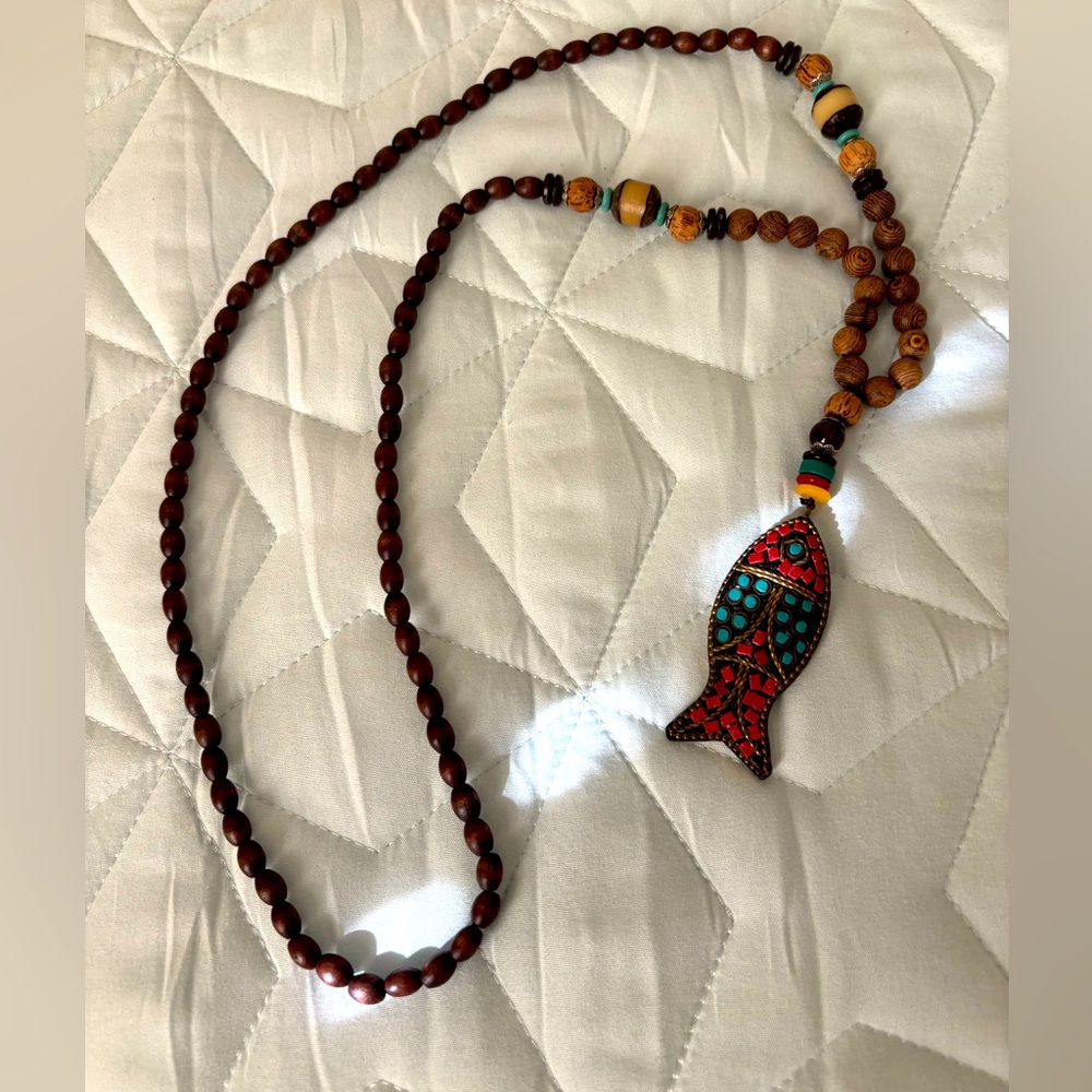 Handmade ethnic inspired necklace
